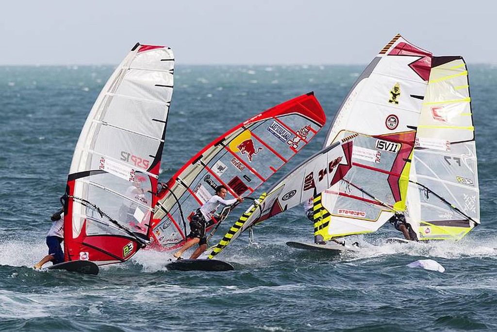 Cyril Moussilmani in the mix - Vietnam PWA Grand Slam ©  John Carter / PWA http://www.pwaworldtour.com